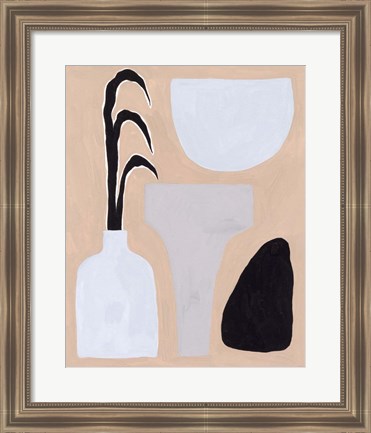 Framed Pale Abstraction III Print