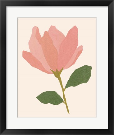 Framed Magnolien I Print