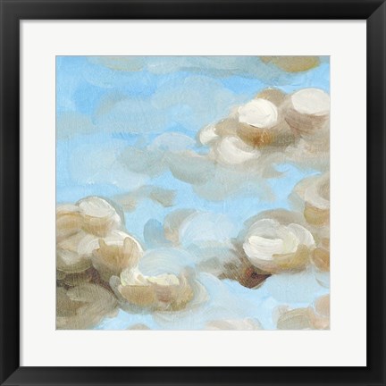 Framed Floating Clouds I Print