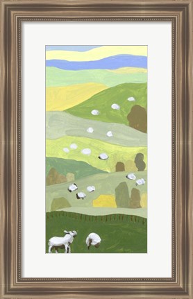 Framed Mountain Sheep I Print