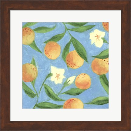 Framed Sweet Tangerine I Print