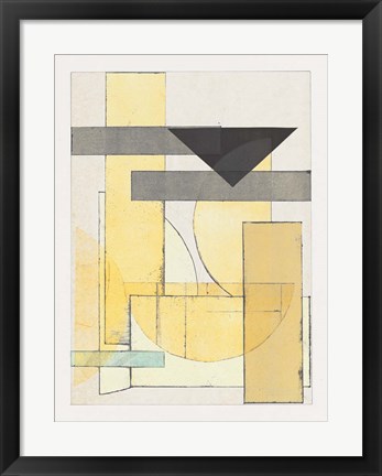 Framed Mapping Bauhaus I Print