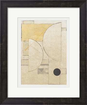 Framed Mapping Bauhaus II Print