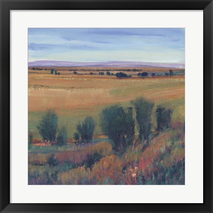 Framed Hilltop View II Print