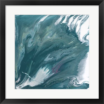 Framed Bermuda Wave II Print