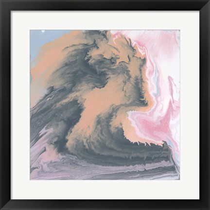 Framed Frosty Pastels II Print