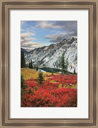 Framed Lake Ann North Cascades Print