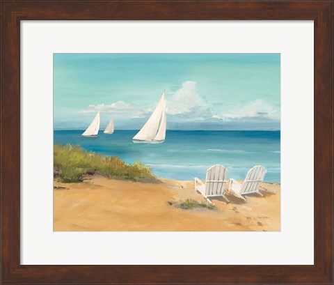 Framed Setting Sail Light Crop Print