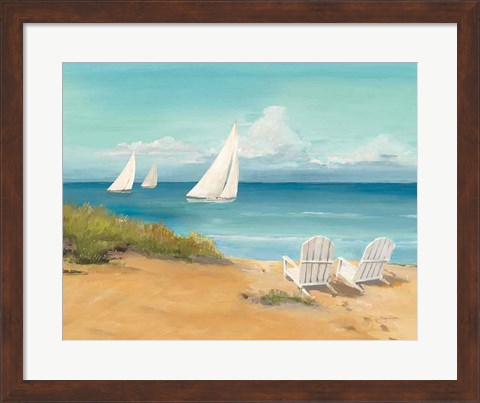 Framed Setting Sail Light Crop Print