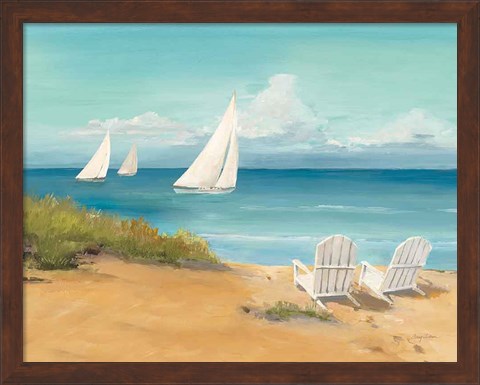 Framed Setting Sail Light Crop Print