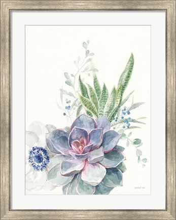 Framed Desert Bouquet II Print