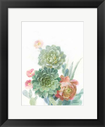 Framed Pastel Desert I Print