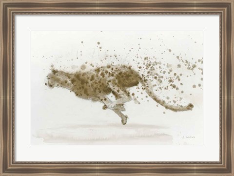 Framed Cheetah II Crop Print