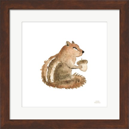 Framed Woodland Whimsy Squirrel Print