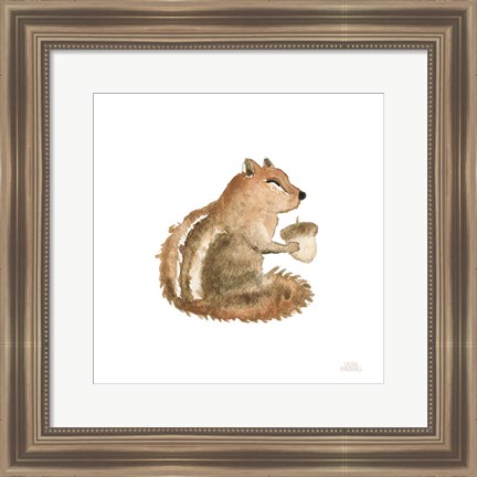 Framed Woodland Whimsy Squirrel Print