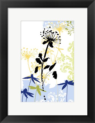 Framed Funky Botanical II No Words Print