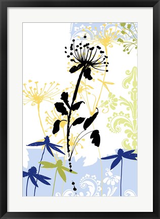 Framed Funky Botanical II No Words Print