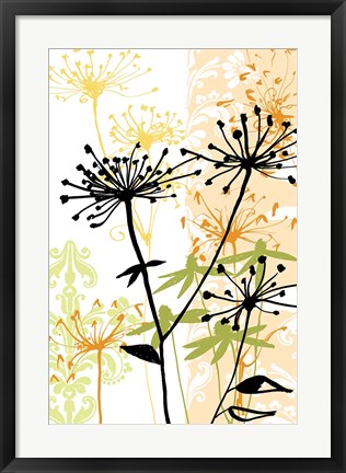 Framed Funky Botanical I No Words Print