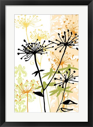 Framed Funky Botanical I No Words Print