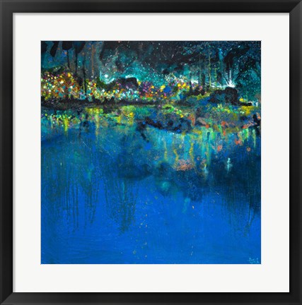 Framed Lake Butler Abstract Print