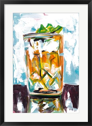 Framed Drink on the Rocks Print