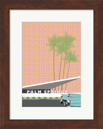 Framed Palm Springs with Convertible Print