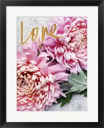 Framed Love Print