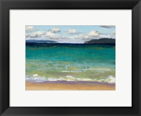 Framed Caribbean Beaches Print