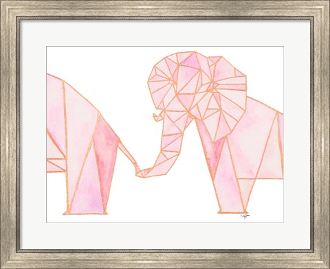 Framed Follow the Elephant Print