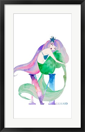 Framed Mermaid (M) Print