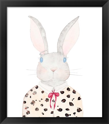 Framed Sweater Rabbit Print