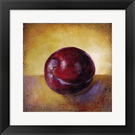 Framed Plum Print