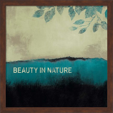 Framed Beauty in Nature Print