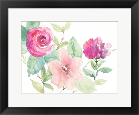 Framed Florals Cheerful Whispers Print