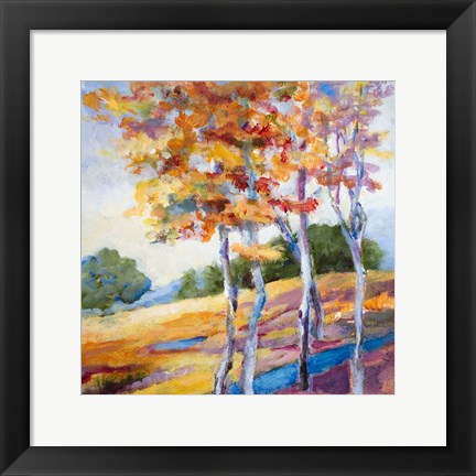 Framed Briskly Autumn Print