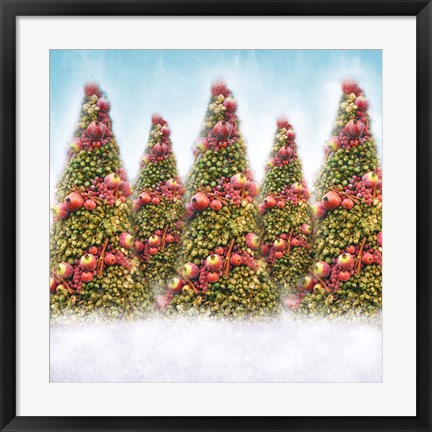 Framed Oh Christmas Trees Print