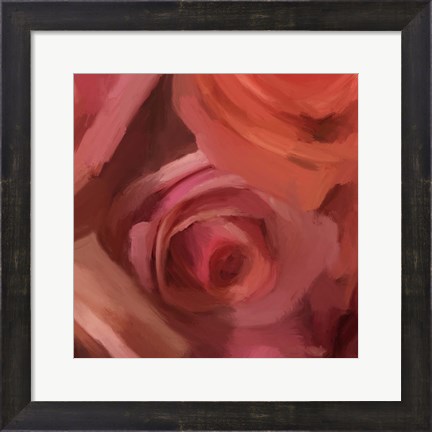 Framed Rose Maze Print