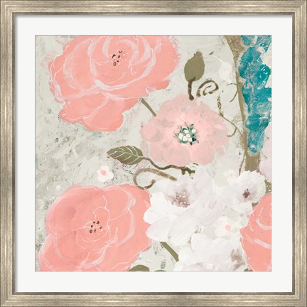 Framed Springtime Roses Print