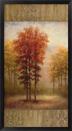 Framed October Trees II Print