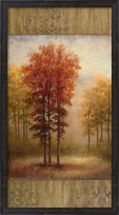 Framed October Trees II Print