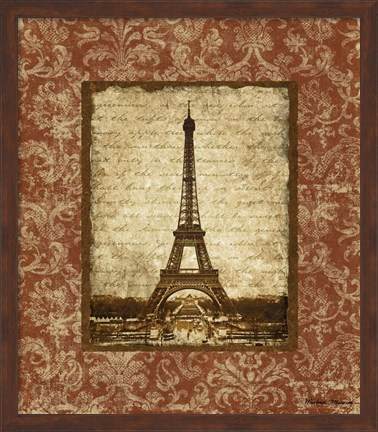 Framed J&#39;aime Paris I Print