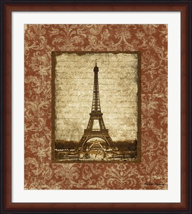 Framed J&#39;aime Paris I Print