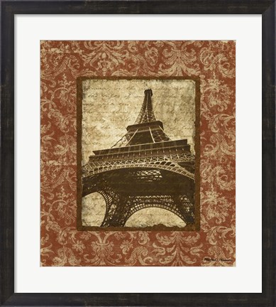 Framed J&#39;aime Paris II Print