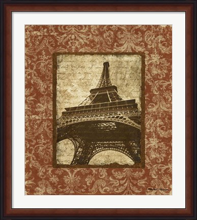 Framed J&#39;aime Paris II Print