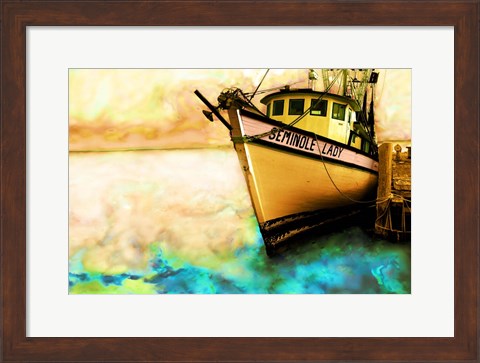 Framed Boat V Print