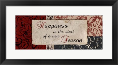 Framed Happiness Print