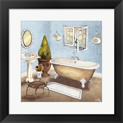 Framed Master Bath I Print