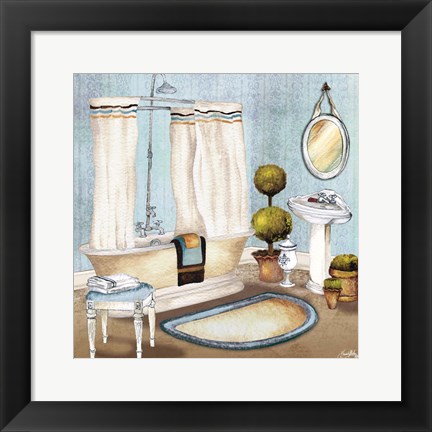 Framed Master Bath II Print