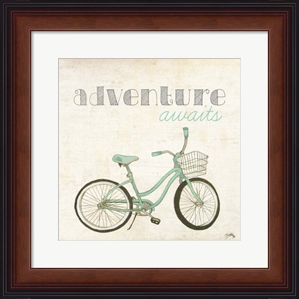 Framed Explore and Adventure II Print