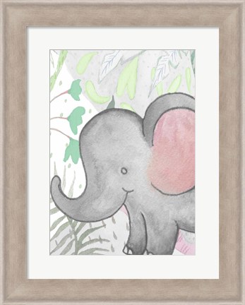 Framed Ele in the Tropics Print